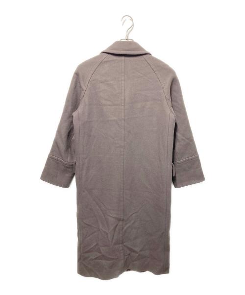 BEAUTY&YOUTH（ビューティーアンドユース）BEAUTY&YOUTH (ビューティーアンドユース) HAMILTON WOOL MIX メルトンロングPコート ブラウン サイズ:Ｓの古着・服飾アイテム