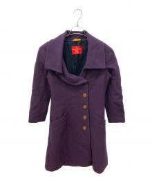 Vivienne Westwood RED LABEL（ヴィヴィアンウエストウッドレッドレーベル）の古着「ウールコート」｜パープル