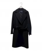 LOUIS VUITTONルイ ヴィトン）の古着「モノグラムラップコート」｜ブラック