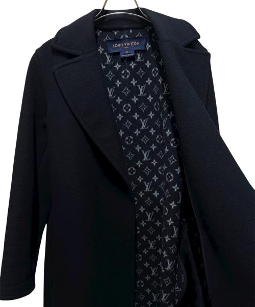 LOUIS VUITTON（ルイ ヴィトン）LOUIS VUITTON (ルイ ヴィトン) モノグラムラップコート ブラック サイズ:34の古着・服飾アイテム