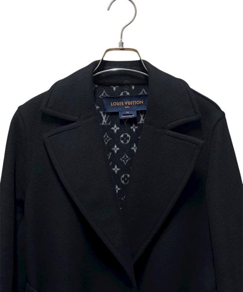 LOUIS VUITTON（ルイ ヴィトン）LOUIS VUITTON (ルイ ヴィトン) モノグラムラップコート ブラック サイズ:34の古着・服飾アイテム