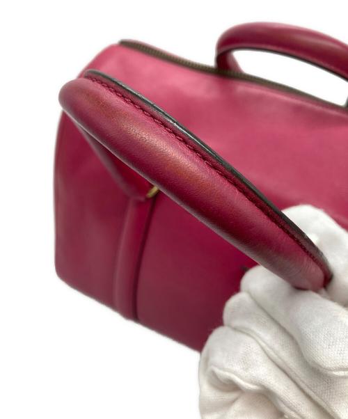 J&M DAVIDSON（ジェイ＆エム デヴィッドソン）J&M DAVIDSON (ジェイ＆エム デヴィッドソン) レザーバッグ ピンクの古着・服飾アイテム