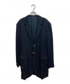 Yohji Yamamoto pour hommeヨウジヤマモト プールオム）の古着「87AW ロングテーラードジャケット」｜ブラック