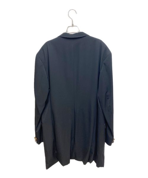 Yohji Yamamoto pour homme（ヨウジヤマモト プールオム）Yohji Yamamoto pour homme (ヨウジヤマモト プールオム) 87AW ロングテーラードジャケット ブラック サイズ:Mの古着・服飾アイテム