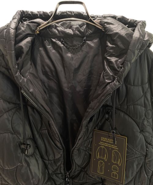 LOUIS VUITTON（ルイ ヴィトン）LOUIS VUITTON (ルイ ヴィトン) フラワーキルティングダウン ブラック サイズ:50の古着・服飾アイテム