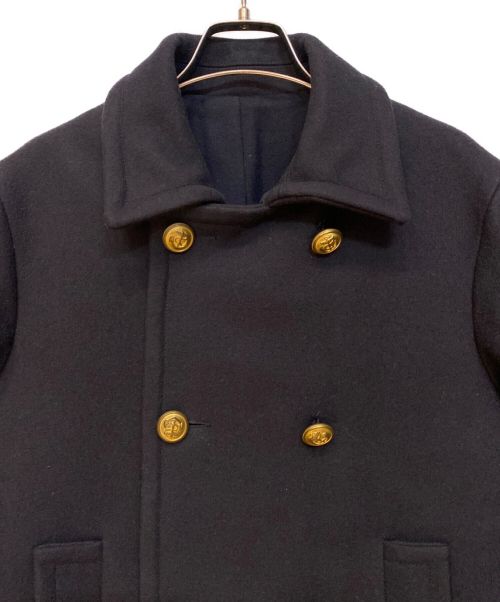 Maison Margiela（メゾンマルジェラ）Maison Margiela (メゾンマルジェラ) 07AW メルトンPコート/本人期/Archive ネイビー サイズ:46の古着・服飾アイテム