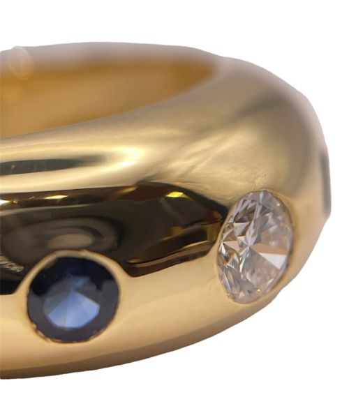 Cartier（カルティエ）Cartier (カルティエ) ダフネ ダイヤサファイアリング サイズ:50の古着・服飾アイテム