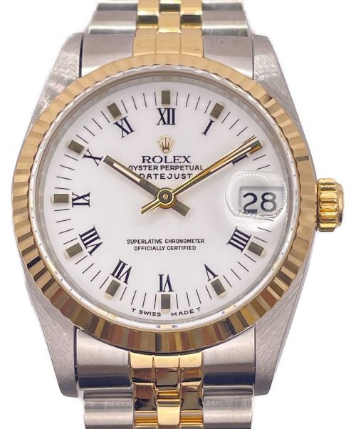 ROLEX（ロレックス）ROLEX (ロレックス) デイトジャスト ホワイト サイズ:30mmの古着・服飾アイテム