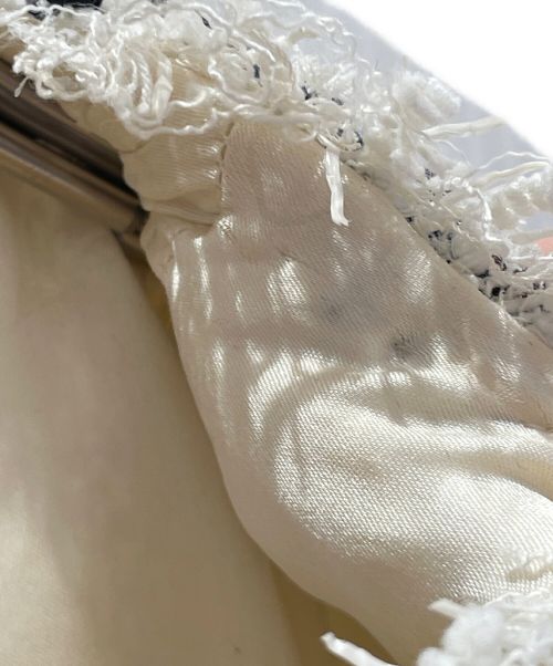 CHANEL（シャネル）CHANEL (シャネル) ダブルツイードジャケット ホワイト サイズ:36の古着・服飾アイテム