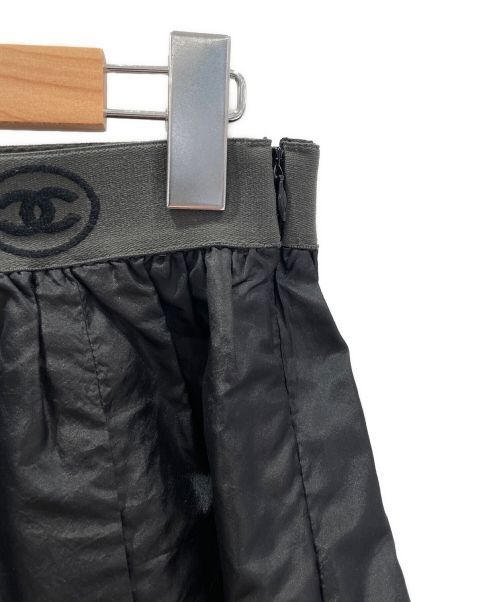 CHANEL（シャネル）CHANEL (シャネル) リブスカート ブラック サイズ:38の古着・服飾アイテム