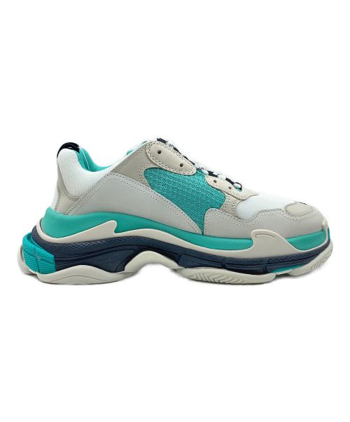 BALENCIAGA（バレンシアガ）BALENCIAGA (バレンシアガ) TRIPLE S SNEAKER ホワイト×グリーン サイズ:28.5cm （US10） / 43 未使用品の古着・服飾アイテム