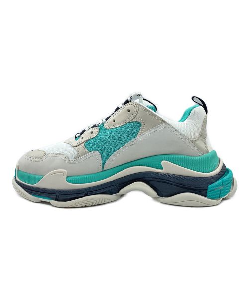 BALENCIAGA（バレンシアガ）BALENCIAGA (バレンシアガ) TRIPLE S SNEAKER ホワイト×グリーン サイズ:28.5cm （US10） / 43 未使用品の古着・服飾アイテム
