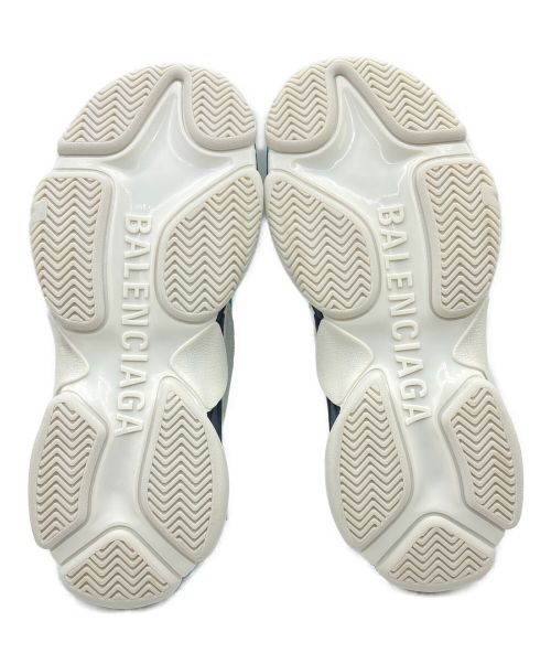 BALENCIAGA（バレンシアガ）BALENCIAGA (バレンシアガ) TRIPLE S SNEAKER ホワイト×グリーン サイズ:28.5cm （US10） / 43 未使用品の古着・服飾アイテム