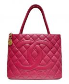 CHANELシャネル）の古着「ココマークロゴ復刻トートバッグ」｜ローズピンク