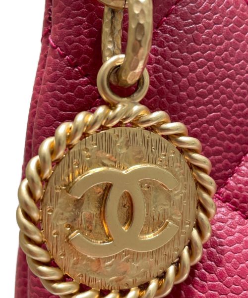 CHANEL（シャネル）CHANEL (シャネル) ココマークロゴ復刻トートバッグ ローズピンク サイズ:30の古着・服飾アイテム