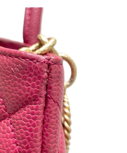 CHANEL（シャネル）CHANEL (シャネル) ココマークロゴ復刻トートバッグ ローズピンク サイズ:30の古着・服飾アイテム
