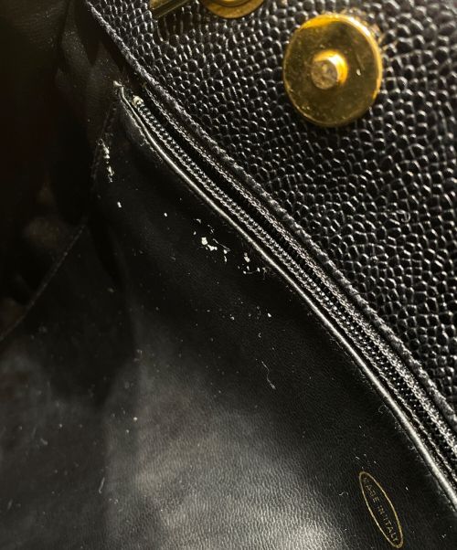 CHANEL（シャネル）CHANEL (シャネル) トリプルココマークチェーンショルダーバッグ ブラックの古着・服飾アイテム