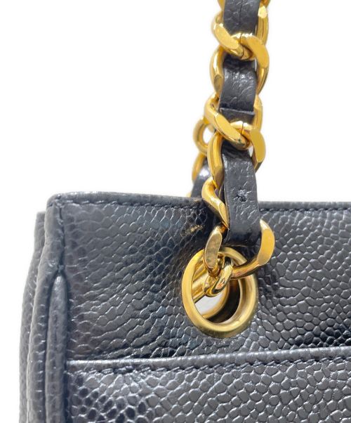 CHANEL（シャネル）CHANEL (シャネル) トリプルココマークチェーンショルダーバッグ ブラックの古着・服飾アイテム