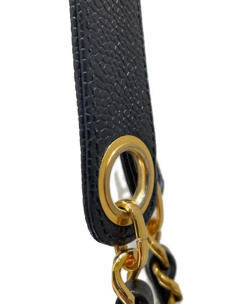 CHANEL（シャネル）CHANEL (シャネル) トリプルココマークチェーンショルダーバッグ ブラックの古着・服飾アイテム