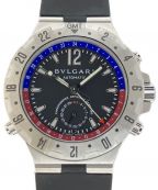 BVLGARIブルガリ）の古着「ディアゴノ プロフェッショナル GMT」｜ブラック