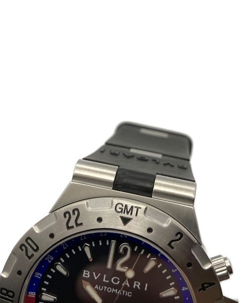 BVLGARI（ブルガリ）BVLGARI (ブルガリ) ディアゴノ プロフェッショナル GMT ブラックの古着・服飾アイテム