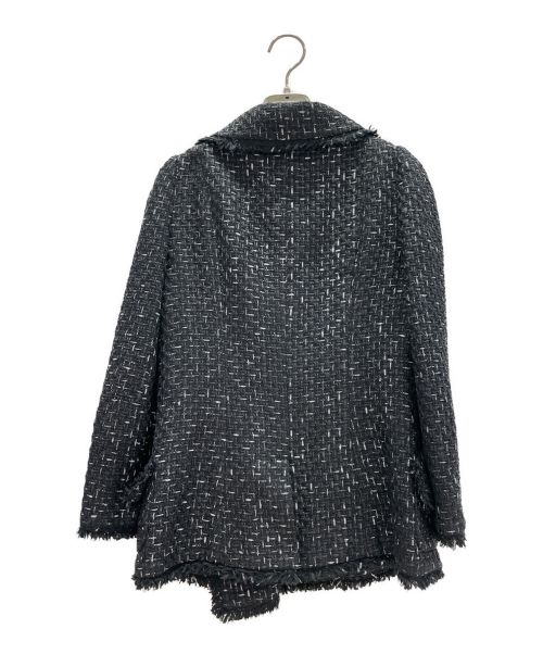 CHANEL（シャネル）CHANEL (シャネル) ツイードジャケット ブラック サイズ:36の古着・服飾アイテム