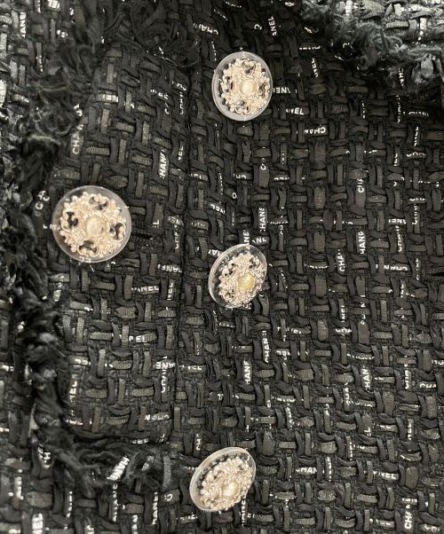 CHANEL（シャネル）CHANEL (シャネル) ツイードジャケット ブラック サイズ:36の古着・服飾アイテム