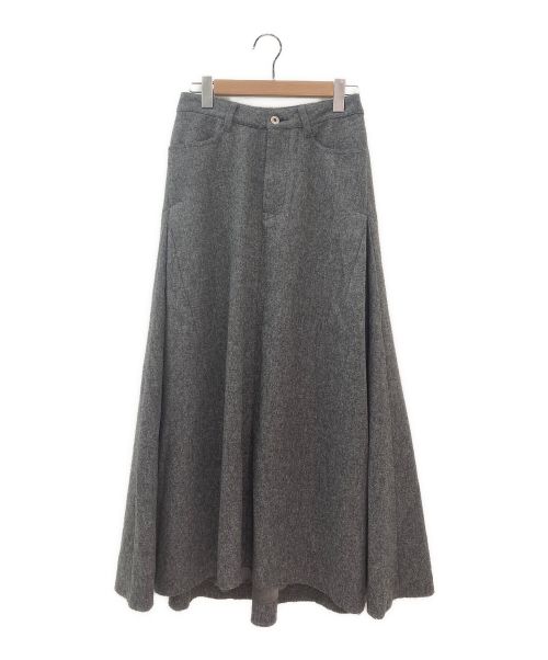 MADISON BLUE（マディソンブルー）MADISON BLUE (マディソンブルー) 5POCKET LONG SK REMAKE グレー サイズ:1の古着・服飾アイテム