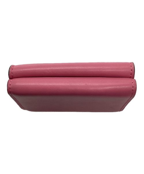 L’ARCOBALENO（ラルコバレーノ）L’ARCOBALENO (ラルコバレーノ) コンパクトミニウォレット ピンクの古着・服飾アイテム