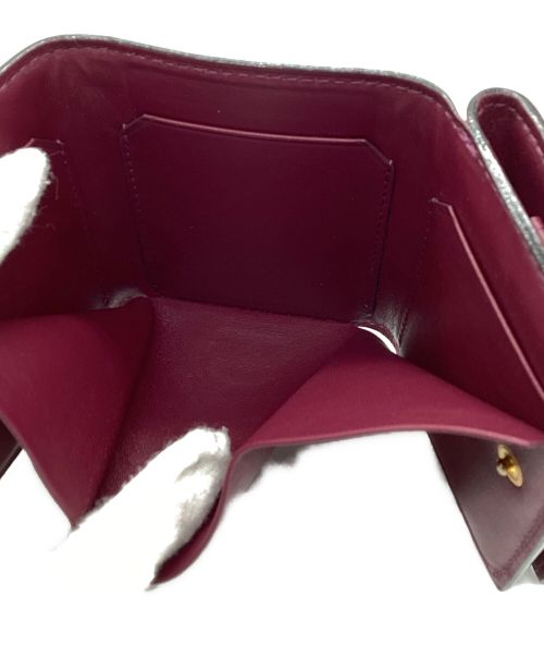 L’ARCOBALENO（ラルコバレーノ）L’ARCOBALENO (ラルコバレーノ) コンパクトミニウォレット ピンクの古着・服飾アイテム