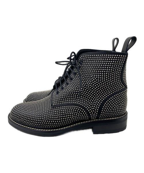 Saint Laurent Paris（サンローランパリ）Saint Laurent Paris (サンローランパリ) スタッズブーツ ブラック サイズ:38の古着・服飾アイテム