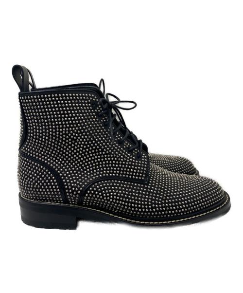 Saint Laurent Paris（サンローランパリ）Saint Laurent Paris (サンローランパリ) スタッズブーツ ブラック サイズ:38の古着・服飾アイテム