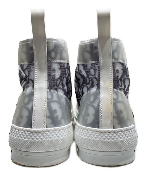 Christian Dior（クリスチャン ディオール）Christian Dior (クリスチャン ディオール) B23 ハイトップスニーカー ホワイト×ブラック サイズ:43の古着・服飾アイテム