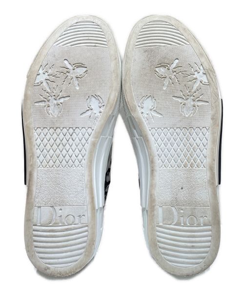 Christian Dior（クリスチャン ディオール）Christian Dior (クリスチャン ディオール) B23 ハイトップスニーカー ホワイト×ブラック サイズ:43の古着・服飾アイテム