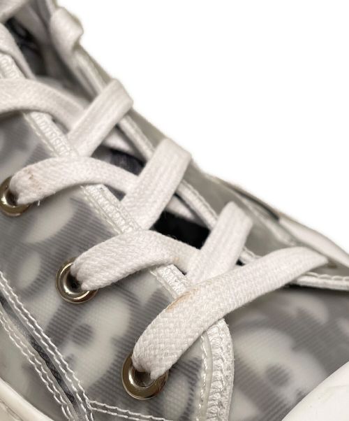 Christian Dior（クリスチャン ディオール）Christian Dior (クリスチャン ディオール) B23 ハイトップスニーカー ホワイト×ブラック サイズ:43の古着・服飾アイテム