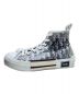 Christian Dior (クリスチャン ディオール) B23 ハイトップスニーカー ホワイト×ブラック サイズ:43：79800円