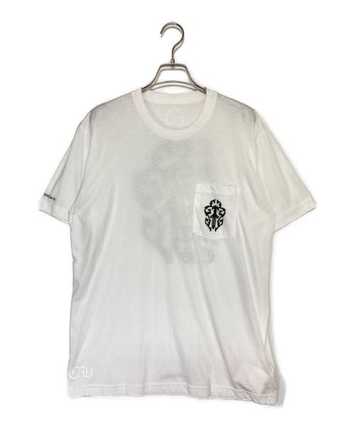 CHROME HEARTS（クロムハーツ）CHROME HEARTS (クロムハーツ) Back Dagger Print Pocket Tee ホワイト サイズ:L 未使用品の古着・服飾アイテム
