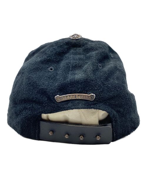 CHROME HEARTS（クロムハーツ）CHROME HEARTS (クロムハーツ) スウェードキャップ ブラック サイズ:-の古着・服飾アイテム