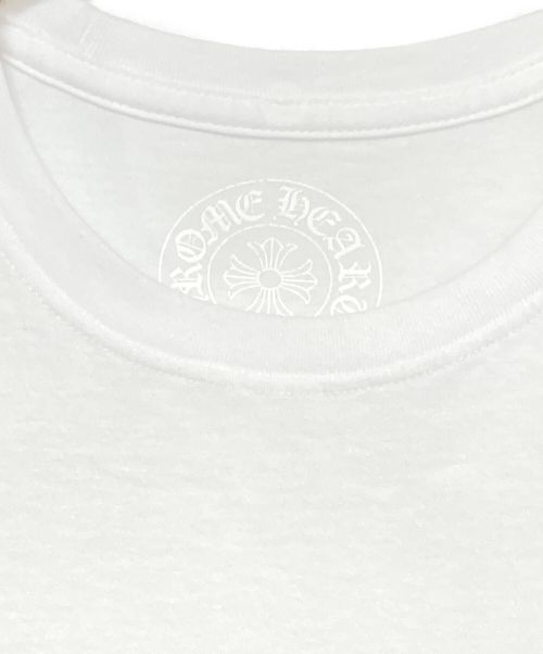CHROME HEARTS（クロムハーツ）CHROME HEARTS (クロムハーツ) Guns N' Roses (ガンズアンドローゼズ) クロスパッチ ポケットTシャツ ホワイト サイズ:L 未使用品の古着・服飾アイテム