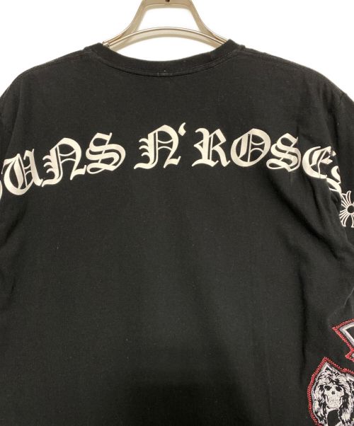 CHROME HEARTS（クロムハーツ）CHROME HEARTS (クロムハーツ) Guns N' Roses (ガンズアンドローゼズ) Tシャツ ブラック サイズ:Lの古着・服飾アイテム