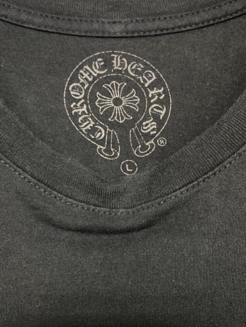 CHROME HEARTS（クロムハーツ）CHROME HEARTS (クロムハーツ) Made In Hollywood T-shirt ブラック サイズ:Lの古着・服飾アイテム