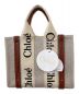 Chloe (クロエ) WOODY LOGO スモール アイボリー×ブラウン サイズ:スモール 未使用品：79800円
