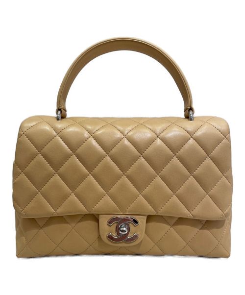 CHANEL（シャネル）CHANEL (シャネル) マトラッセ ハンドバッグ ベージュの古着・服飾アイテム