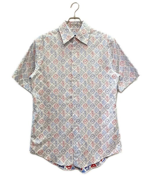 LOUIS VUITTON（ルイ ヴィトン）LOUIS VUITTON (ルイ ヴィトン) モノグラム シグネチャー半袖シャツ ホワイト サイズ:Mの古着・服飾アイテム