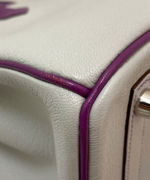 HERMES（エルメス）HERMES (エルメス) バーキン25 ライトグレー×アネモネ サイズ:25の古着・服飾アイテム