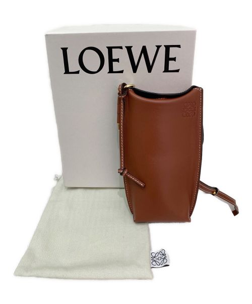 LOEWE（ロエベ）LOEWE (ロエベ) ゲートポケット アナグラム ブラウンの古着・服飾アイテム