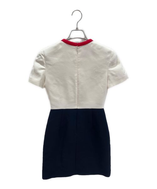 VALENTINO（ヴァレンティノ）VALENTINO (ヴァレンティノ) Vロゴチェーンドレス ホワイト サイズ:38の古着・服飾アイテム