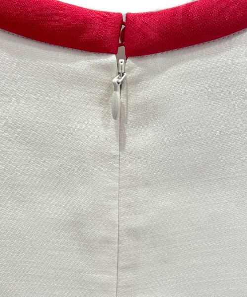 VALENTINO（ヴァレンティノ）VALENTINO (ヴァレンティノ) Vロゴチェーンドレス ホワイト サイズ:38の古着・服飾アイテム