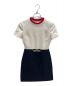 VALENTINO（ヴァレンティノ）の古着「Vロゴチェーンドレス」｜ホワイト
