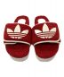 GUCCI (グッチ) adidas (アディダス) GG プラットフォーム サンダル レッド サイズ:37 未使用品：59800円